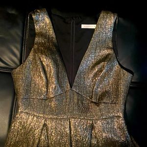 Gold Metallic Dress